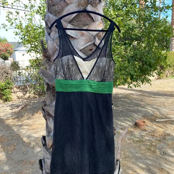 Moulinette Soeurs Black Lace Dress - Picture 1 of 5